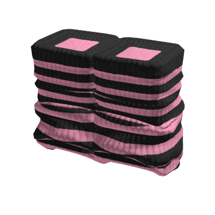 Fitted Black Striped Leg Warmers