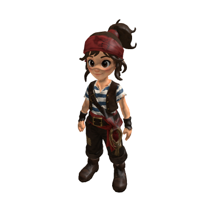 Girl Swashbuckler R15+ Rigged Animated By Zelgraz