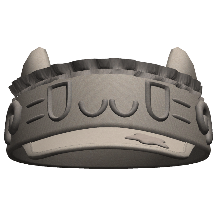Kawaii Chill Cat Visor Faded Beige