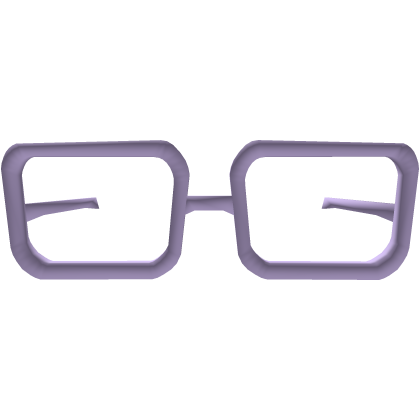 
Wii Mii Low Poly Purple Glasses