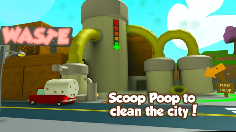 More About Poop Scooping Simulator, Image source: Roblox.com