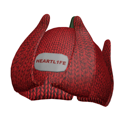 Red Apple Fruit Plush Knitted Beanie Roblox item