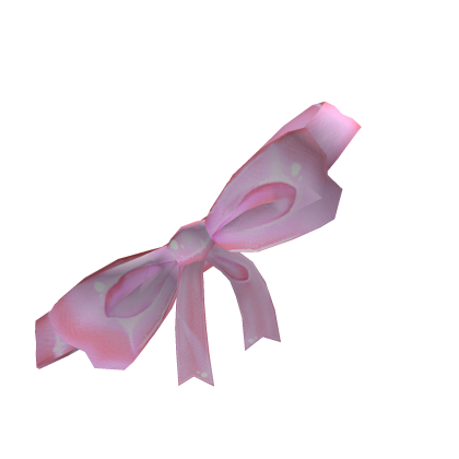 Ribbon Bow Eyepatch Pink Roblox item