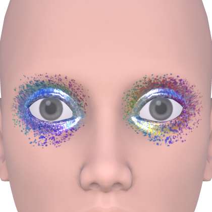 Rainbow Glitter Festival Eye Makeup thumbnail