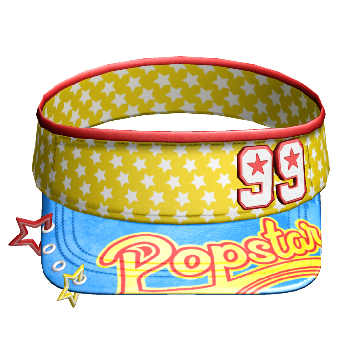 Amekaji Gyaru Kidcore Harajuku Star Visor Yellow