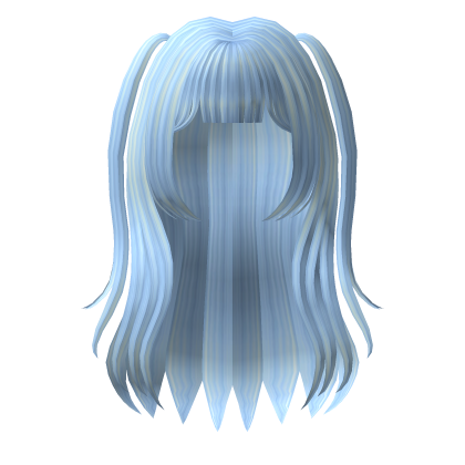 Baby Blue Kawaii Anime Pigtails
