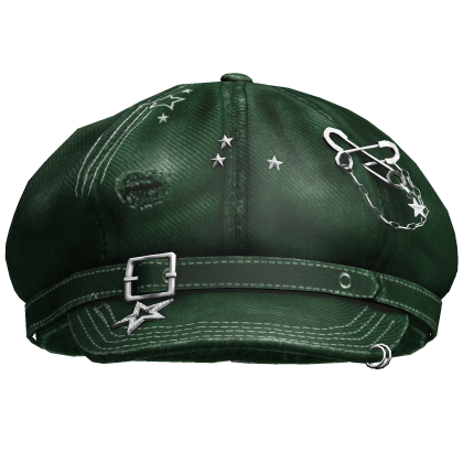 Green Cute Denim Stylish Cap Roblox item
