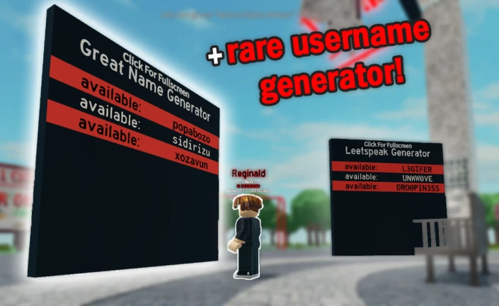 Roblox Username Generator - Hướng Dẫn Tạo Tên Người Dùng Độc Đáo Cho Roblox