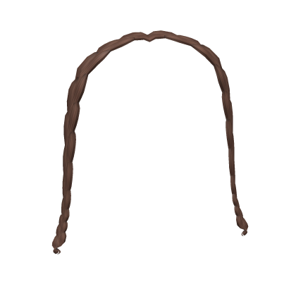 brown front braid bangs Roblox item