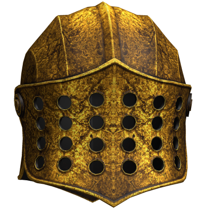 Gold Knight Helmet Roblox item