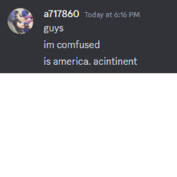 is america. acintinent