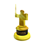 Sword Fighting Champion's Trophy.