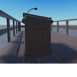 the podium