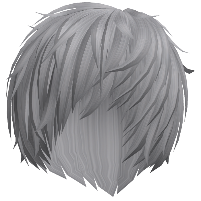 messy grey cute vampire emo anime boy hair