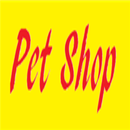 Pet shop sign Roblox decal