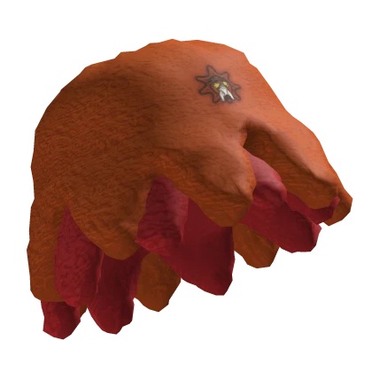 Furry Glo Sun Bucket Hat RED 新品 Orange & Red Stacked Furry Glo Sun Bucket Hats | Roblox Item