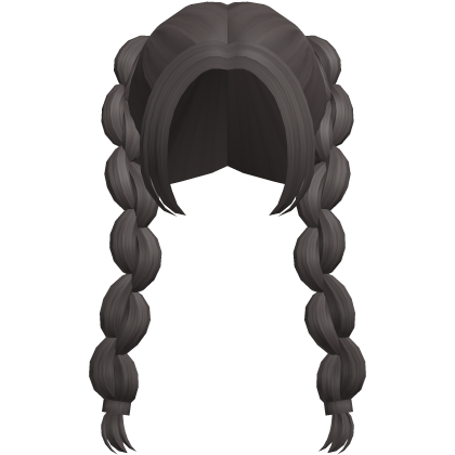 grey brown adorable picnic braids
