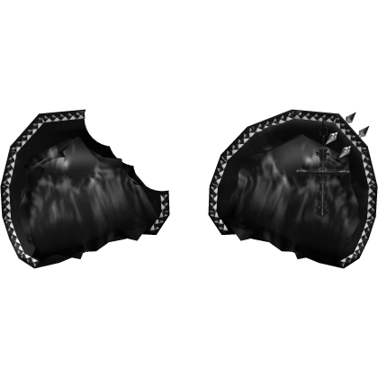 Half-Bitten Studded Bear Ears w/ Piercings & Cross Roblox item