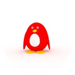 Red Penguin Egg