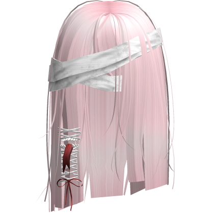 Creepy Pink Short Monster Hair Bandages