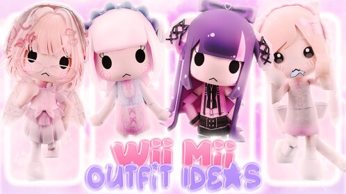 Gio's Cutecore Wii Mii Outfit Ideas 🐈