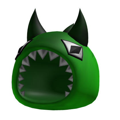 Green DrakkoBloxxer Hood Roblox item