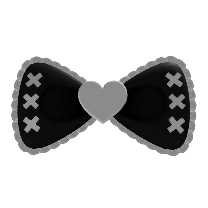 ♡ cute gothic maid bow Roblox item
