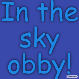 [UPDATE!] In the sky obby [Beta]