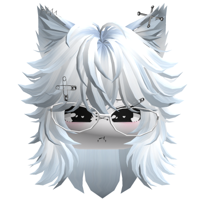 Moe Furry Wolfcut (Light Blue)