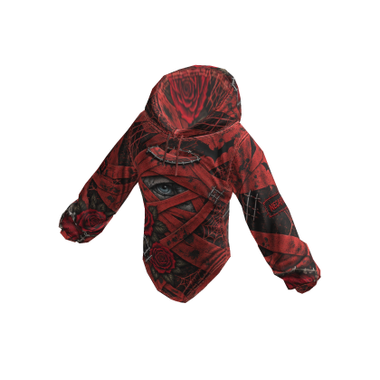 Rosebound Mummy Hoodie – Red