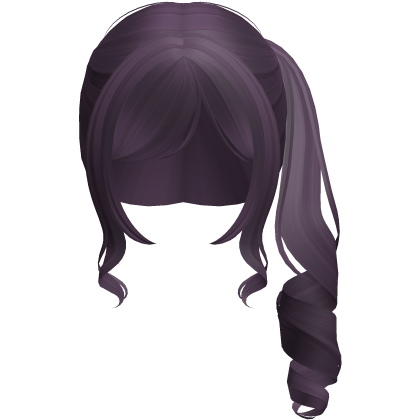 purple kawaii cute jirai kei doll side ponytail Roblox item