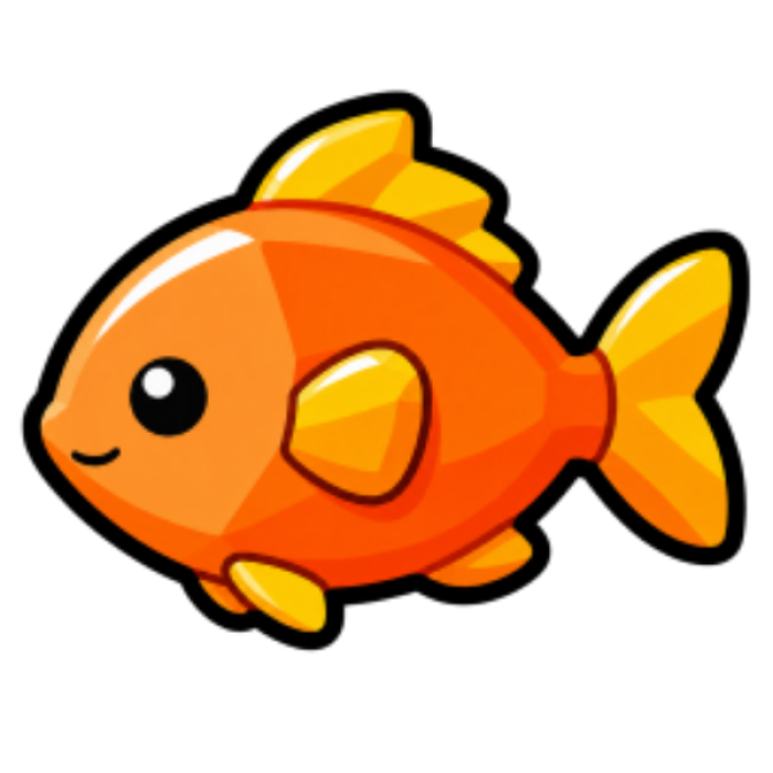 Fish Orange Icon 256 Roblox decal