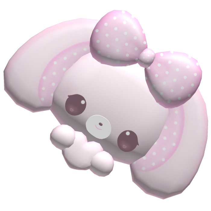 ♡ cutesy pink bonbon head plushie