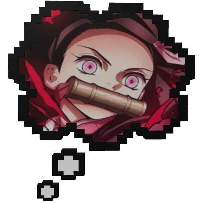 Nezuko Kamado Demon Slayer | Thinking Bubble 