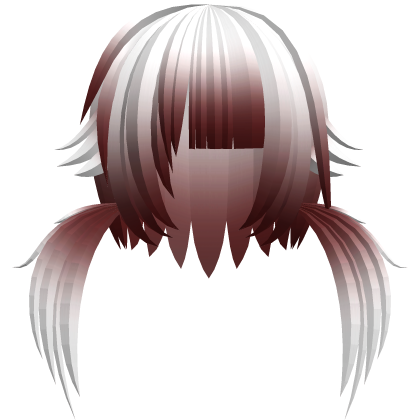 (=XᆺX=) soft scene neko pigtails in white x red Roblox item
