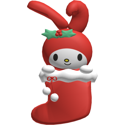 Christmas My Melody Kitty Sock