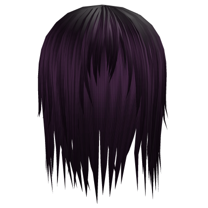 purple wispy Spikey vampire vkei hair  Roblox item