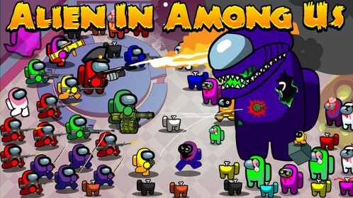 👽Alien Among Us👽Zombies Attack