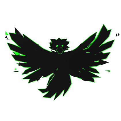Green Cartoony Phoenix Wings  Roblox item
