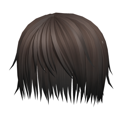 🐻Brown Messy Emo Anime Hair🐻