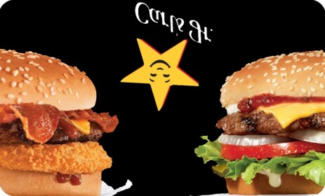 cart ride into Carl's Jr.
