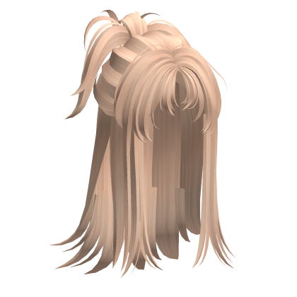Y2K Messy Spikey Half Up Hair (Blonde) Roblox item