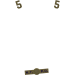 5 PCT Tie Brass