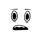 shocked face Roblox decal preview