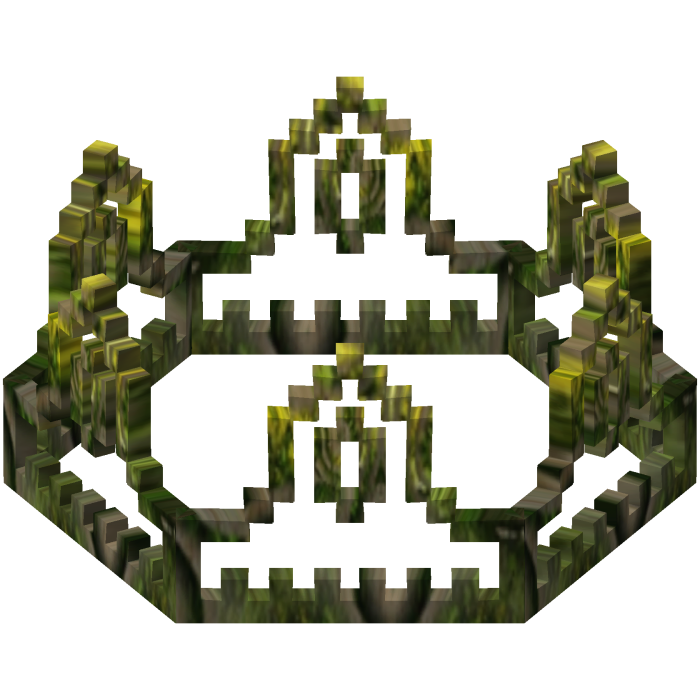 Wanwood Green 8-Bit Royal Crown Outline (Addon)