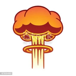 Nuclear disaster survival icon