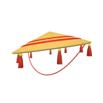 Honored Samurai Straw Hat