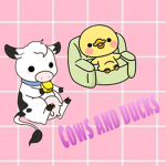 Cows and ducks