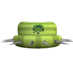Green Spiked Beanie