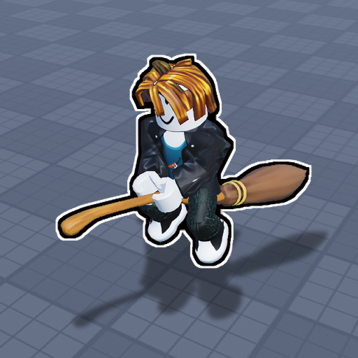 Broomstick Race Simulator official Roblox game thumbnail